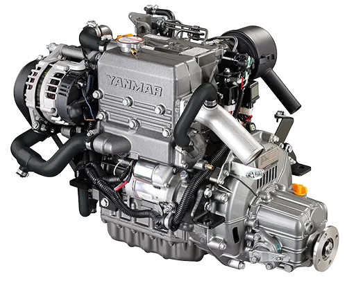 Yanmar YM series marine diesel engine Compact Yanmar YM series marine diesel engine with marine gearbox, for sailing yachts